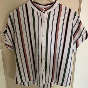 Striped Button Up